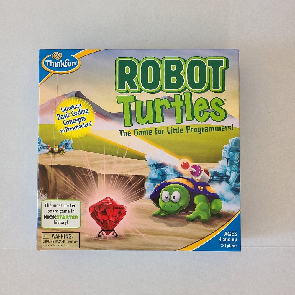 ThinkFun Robot Turtles Game for Little Programmers Introduces Coding - Complete - Picture 2 of 3